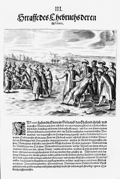 スコアの確定、1606 作： Theodore de Bry