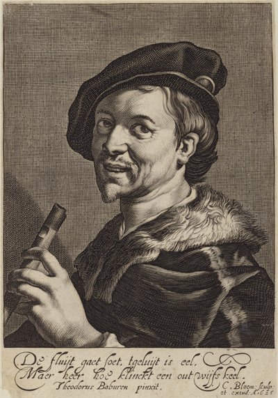 Cornelis Bloemaertの肖像 作： Theodore van Baburen