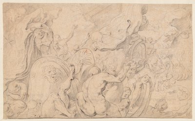 風の袋を開けるユリシーズの仲間たち 作： Theodore van Thulden