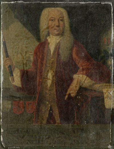 アドリアン・ヴァルケニアの肖像 作： Theodorus Justinus Rheen