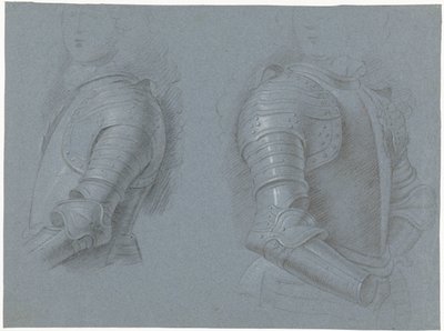 キュイラスの左右の学習シート 作： Theodorus Netscher