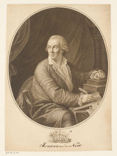 ヘンドリック・カレル・ニコラス・ファン・デル・ヌートの肖像 作： Theodorus de Roode