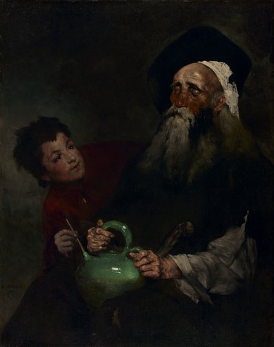ラザリロ・デ・トルメスと盲目の主人 作： Theodule Ribot