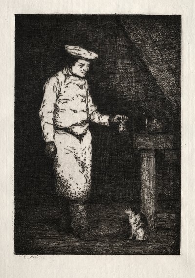 猫のお弁当 作： Theodule Ribot