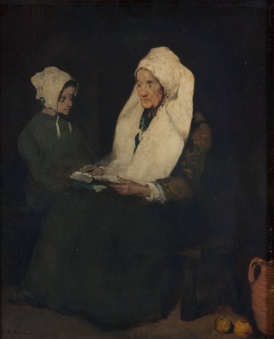 「忠告」、1823-1892 作： Theodule Ribot