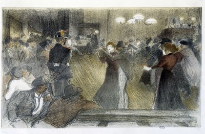 ボール - Steinlenによるドローイング 作： Théophile Alexandre Steinlen