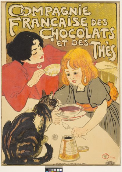 フランス・チョコレート・紅茶会社 作： テオフィルアレクサンドル・スタインレン