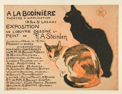 Ausstellung des gezeichneten und gemalten Werks von T. A. Steinlen 作： テオフィルアレクサンドル・スタインレン