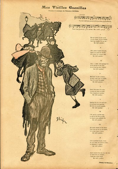 Gil Blas 作： Théophile Alexandre Steinlen