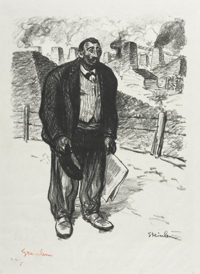誠実な労働者 作： Théophile Alexandre Steinlen