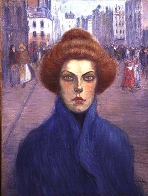 夕方の帰宅 作： Théophile Alexandre Steinlen