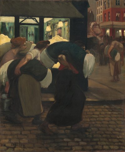 洗濯屋 作： Théophile Alexandre Steinlen