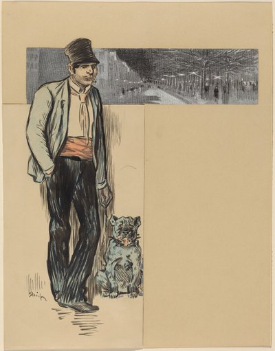  作： Théophile Alexandre Steinlen