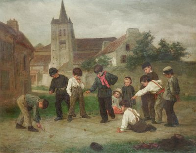 石蹴り 作： Theophile Emmanuel Duverger