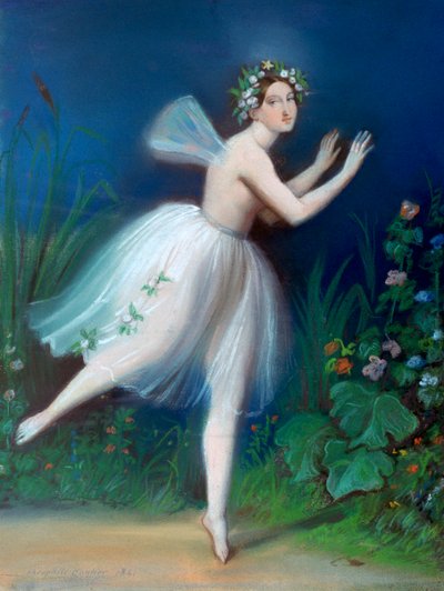 ジゼルのカルロッタグリッシの肖像、1841年 作： Theophile Gautier