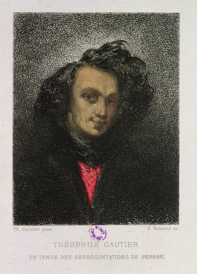 H.バレンティンが刻んだ「ヘルナニ」の自画像 作： Theophile Gautier