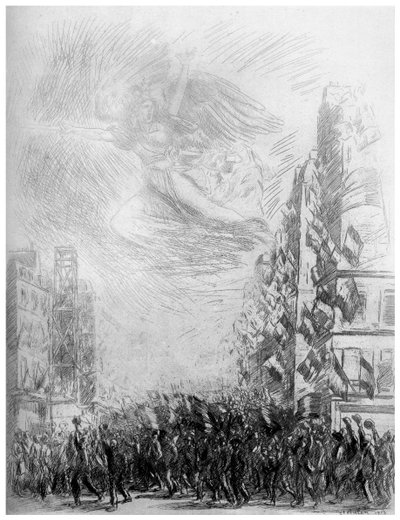 「8月2日」、c1840-1900 1924 作： Theophile Steinlen