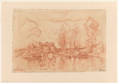 ナイメーヘン近郊の風景 作： Theophile de Bock