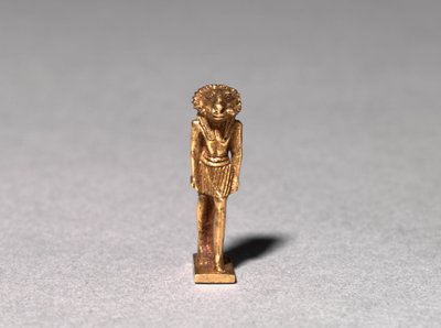 雄羊の頭の神のお守り、第22王朝以降、紀元前945〜715年頃 作： Third Intermediate Period Egyptian