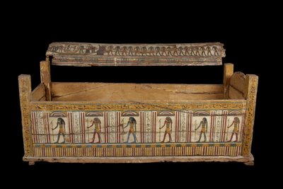 Djeddjehutefankh棺（木と骨） 作： Third Intermediate Period Egyptian