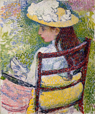 ジャンヌピサロ、1895年 作： Théo van Rysselberghe