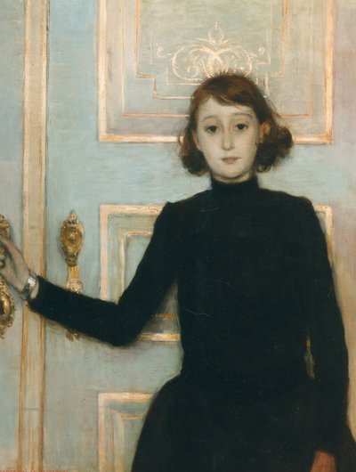 マルグリット・ヴァン・モンスの肖像、1886年。 作： Théo van Rysselberghe