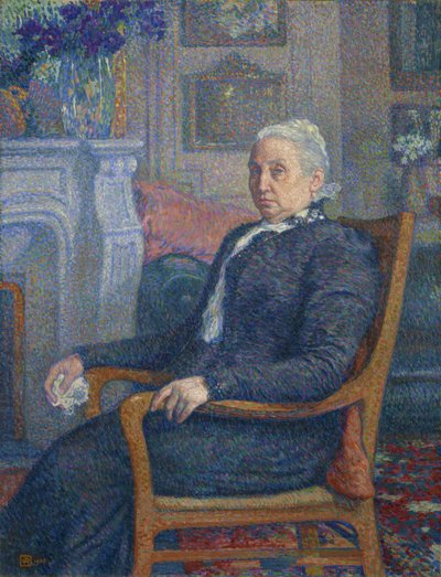 Sylvie Descamps Monnom、1900 作： Théo van Rysselberghe