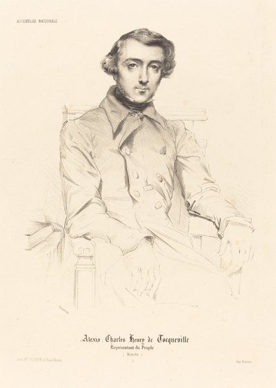 アレクシス・シャルル・アンリ・ド・トクヴィル 作： Théodore Chassériau