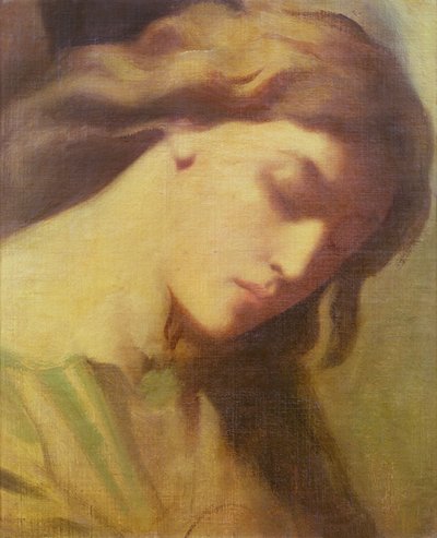 天使、オリーブ山の研究、1840 作： Théodore Chassériau