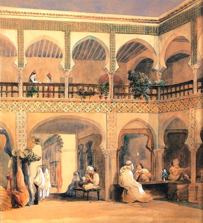 オルレアンのバザール、1840年代。 作： Théodore Chassériau