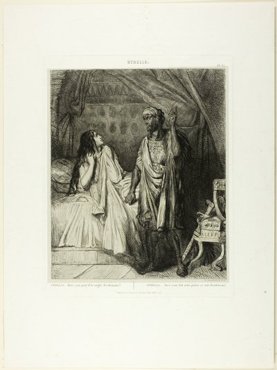 デズデモーナ、今夜は祈ったかい？ 作： Théodore Chassériau
