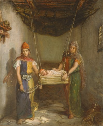 1851年のコンスタンティヌスのユダヤ人地区のシーン。 作： Théodore Chassériau