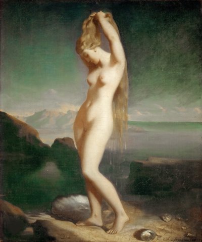ビーナス・アナディオメネ、1838年。 作： Théodore Chassériau