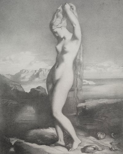 金星アナディオメーヌ、1839年。 作： Théodore Chassériau