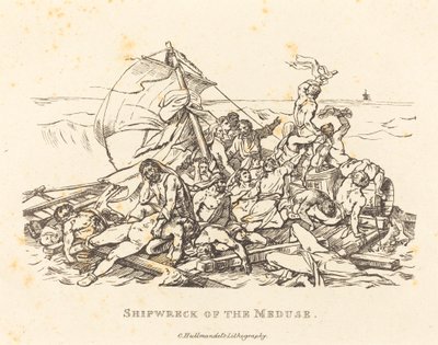 メデューズの難破船 作： Théodore Gericault and Nicolas Toussaint Charlet