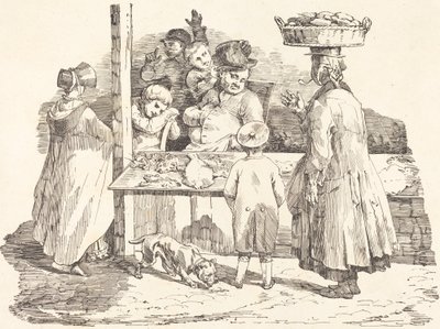 居眠り魚屋 作： Théodore Gericault and Nicolas Toussaint Charlet
