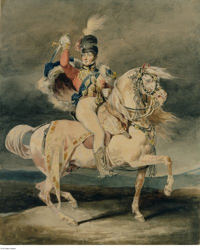 ジェリコ-皇太子としてのジョージ4世（ハーローの後）、おそらく1820-1821年 作： セオドア・ジェリコー