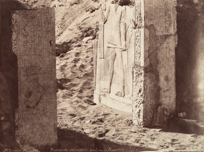 プタモセの墓、サッカラ・メンフィス、1859年。 作： Théodule Devéria