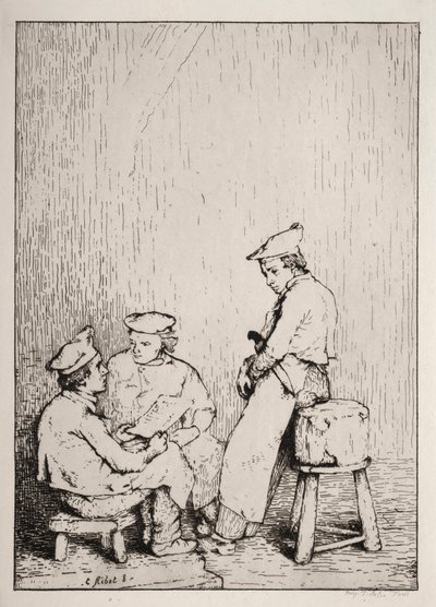 地図。 作： Auguste Theodule Ribot