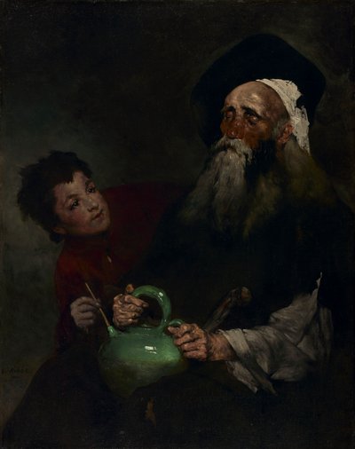 Lazarillo de Tormesと彼のブラインドマスター、1880年以前。 作： Auguste Theodule Ribot
