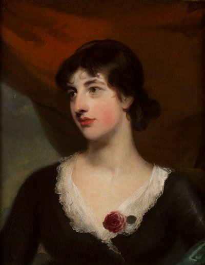 歌手のメアリー・アン・パトン（1802-1864）、後にウッド夫人として知られる（キャンバスに油彩） 作： Thomas and studio Lawrence