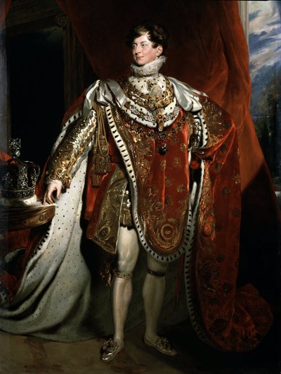 イングランド王ジョージ4世の肖像（詳細 作： Thomas (after) Lawrence