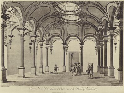 イングランド銀行サー・ロバート・テイラー・トランスファー・オフィス（Sir Robert Taylors Transfer Office, Bank of England 作： Thomas (after) Malton