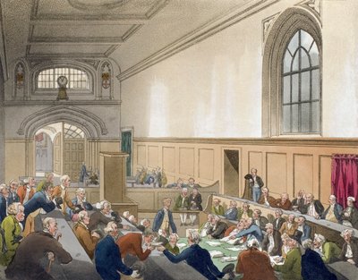 ロンドンの小宇宙、19世紀初頭（版画） 作： Thomas (after) Rowlandson