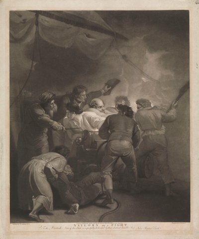 戦う船員たち 作： Thomas (after) Stothard