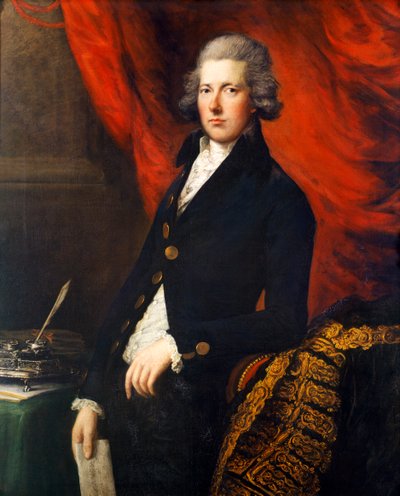 ウィリアム・ピット・ザ・ヤンガー、1788年頃（キャンバスに油彩） 作： Thomas (attr. to) Gainsborough