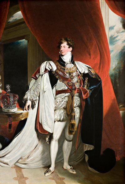 ジョージ4世の肖像 作： Thomas (studio of) Lawrence