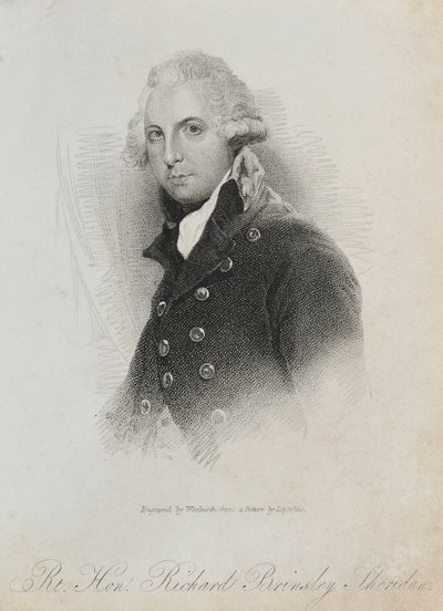 Rt. Hon. Richard Brinsley Sheridan, 1823  作： Thomas A. Woolnoth