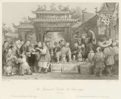 ティエンシンの巡回医者 作： Thomas Allom