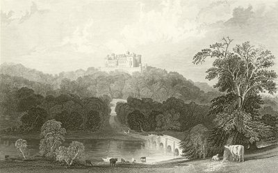 ベルボア城、レスターシャー 作： Thomas Allom